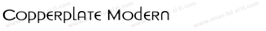 Copperplate Modern字体转换